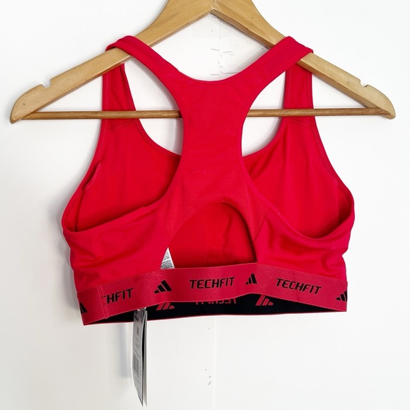 Adidas Womens Tech Fit Sports Bra Size Medium - Picture 7 of 9